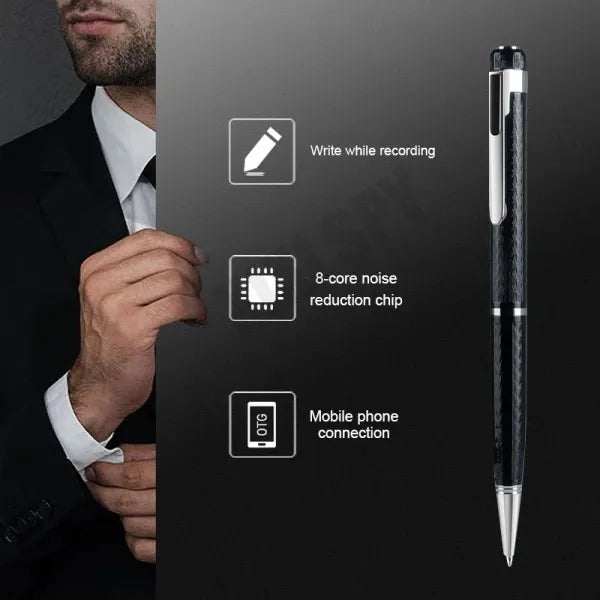 Styllo enrejestreur media full hd son et video